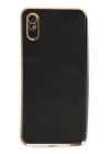 Xiaomi Redmi 9A Kılıf Volet Silikon - Siyah