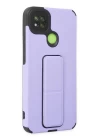 Xiaomi Redmi 9C Kılıf Mega Standlı Silikon - Lila