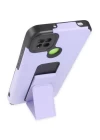Xiaomi Redmi 9C Kılıf Mega Standlı Silikon - Lila