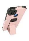 Xiaomi Redmi 9C Kılıf Mega Standlı Silikon - Pudra
