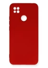 Xiaomi Redmi 9C Kılıf Nano içi Kadife Silikon - Kırmızı