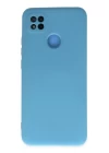 Xiaomi Redmi 9C Kılıf Nano içi Kadife Silikon - Mavi