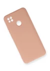 Xiaomi Redmi 9C Kılıf Nano içi Kadife Silikon - Pudra