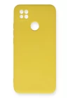 Xiaomi Redmi 9C Kılıf Nano içi Kadife Silikon - Sarı