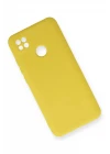 Xiaomi Redmi 9C Kılıf Nano içi Kadife Silikon - Sarı