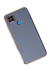 Xiaomi Redmi 9C Kılıf Volet Silikon - Mavi