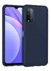 Xiaomi Redmi 9T Kılıf Nano içi Kadife Silikon - Lacivert
