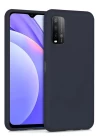 Xiaomi Redmi 9T Kılıf Nano içi Kadife Silikon - Siyah