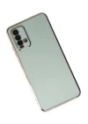 Xiaomi Redmi 9T Kılıf Volet Silikon - Açık Yeşil