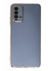 Xiaomi Redmi 9T Kılıf Volet Silikon - Mavi