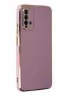 Xiaomi Redmi 9T Kılıf Volet Silikon - Mor