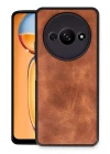 Xiaomi Redmi A3 4G Kılıf Aras Deri Kapak - Taba