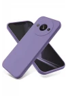 Xiaomi Redmi A3 4G Kılıf First Silikon - Lila