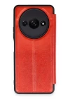 Xiaomi Redmi A3 4G Kılıf Flip Cover - Kırmızı