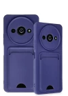 Xiaomi Redmi A3 4G Kılıf Kelvin Kartvizitli Silikon - Lacivert
