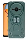 Xiaomi Redmi A3 4G Kılıf Lincoln Silikon - Koyu Yeşil