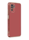 Xiaomi Redmi Note 10 Kılıf Volet Silikon - Kırmızı
