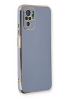 Xiaomi Redmi Note 10 Kılıf Volet Silikon - Mavi