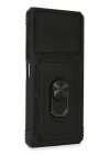 Xiaomi Redmi Note 10 Pro Kılıf Pars Lens Yüzüklü Silikon - Siyah