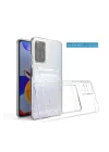 Xiaomi Redmi Note 11 Kılıf Kart Şeffaf Silikon - Şeffaf
