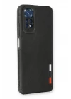 Xiaomi Redmi Note 11 Kılıf Loop Deri Silikon - Siyah