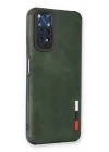 Xiaomi Redmi Note 11 Kılıf Loop Deri Silikon - Yeşil
