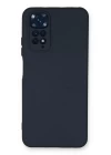 Xiaomi Redmi Note 11 Kılıf Nano içi Kadife Silikon - Lacivert