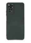 Xiaomi Redmi Note 11 Pro Kılıf First Silikon - Koyu Yeşil