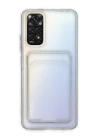 Xiaomi Redmi Note 11 Pro Kılıf Kart Şeffaf Silikon - Şeffaf
