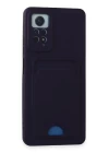 Xiaomi Redmi Note 11 Pro Kılıf Kelvin Kartvizitli Silikon - Derin Mor