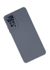 Xiaomi Redmi Note 11 Pro Kılıf Nano içi Kadife Silikon - Gri