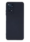 Xiaomi Redmi Note 11 Pro Kılıf Nano içi Kadife Silikon - Lacivert