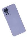 Xiaomi Redmi Note 11 Pro Kılıf Nano içi Kadife Silikon - Lila