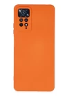 Xiaomi Redmi Note 11 Pro Kılıf Nano içi Kadife Silikon - Turuncu