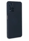 Xiaomi Redmi Note 11 Pro Plus 5G Kılıf Nano içi Kadife Silikon - Lacivert