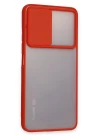 Xiaomi Redmi Note 11 Pro Plus 5G Kılıf Palm Buzlu Kamera Sürgülü Silikon - Kırmızı