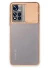 Xiaomi Redmi Note 11 Pro Plus 5G Kılıf Palm Buzlu Kamera Sürgülü Silikon - Pembe