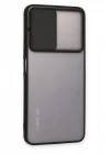 Xiaomi Redmi Note 11 Pro Plus 5G Kılıf Palm Buzlu Kamera Sürgülü Silikon - Siyah