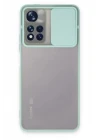 Xiaomi Redmi Note 11 Pro Plus 5G Kılıf Palm Buzlu Kamera Sürgülü Silikon - Turkuaz