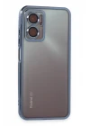 Xiaomi Redmi Note 11E Kılıf Razer Lensli Silikon - Açık Mavi