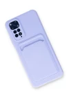Xiaomi Redmi Note 11S Kılıf Kelvin Kartvizitli Silikon - Lila