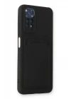 Xiaomi Redmi Note 11S Kılıf Kelvin Kartvizitli Silikon - Siyah