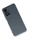 Xiaomi Redmi Note 11T Kılıf Nano içi Kadife Silikon - Gri