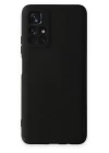 Xiaomi Redmi Note 11T Kılıf Nano içi Kadife Silikon - Siyah