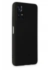 Xiaomi Redmi Note 11T Kılıf Nano içi Kadife Silikon - Siyah