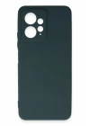 Xiaomi Redmi Note 12 4G Kılıf First Silikon - Koyu Yeşil