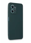 Xiaomi Redmi Note 12 4G Kılıf First Silikon - Koyu Yeşil