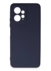 Xiaomi Redmi Note 12 4G Kılıf First Silikon - Lacivert