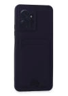 Xiaomi Redmi Note 12 4G Kılıf Kelvin Kartvizitli Silikon - Derin Mor
