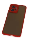 Xiaomi Redmi Note 12 4G Kılıf Montreal Silikon Kapak - Kırmızı